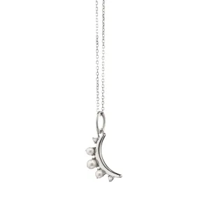 June Pearl "Moon" Sterling Silver Birthstone Necklace