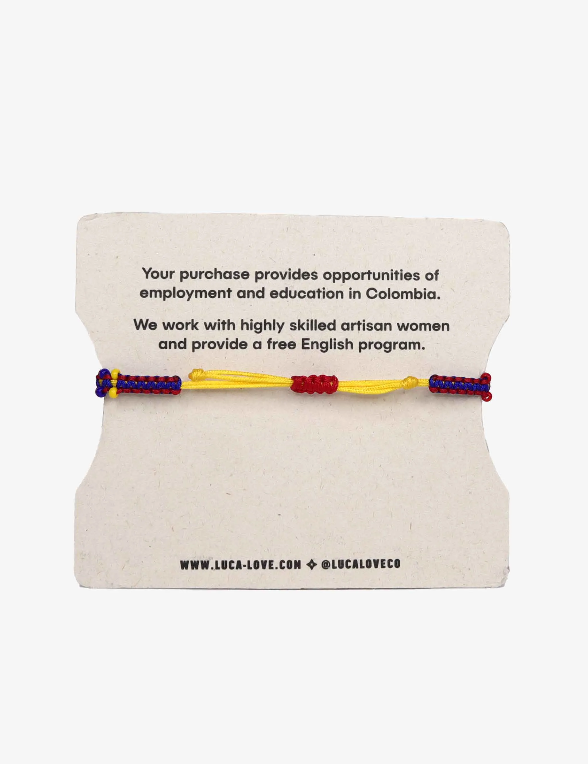 Kids Colombia Macrame Seed Bead Bracelet