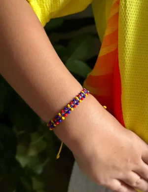 Kids Colombia Macrame Seed Bead Bracelet