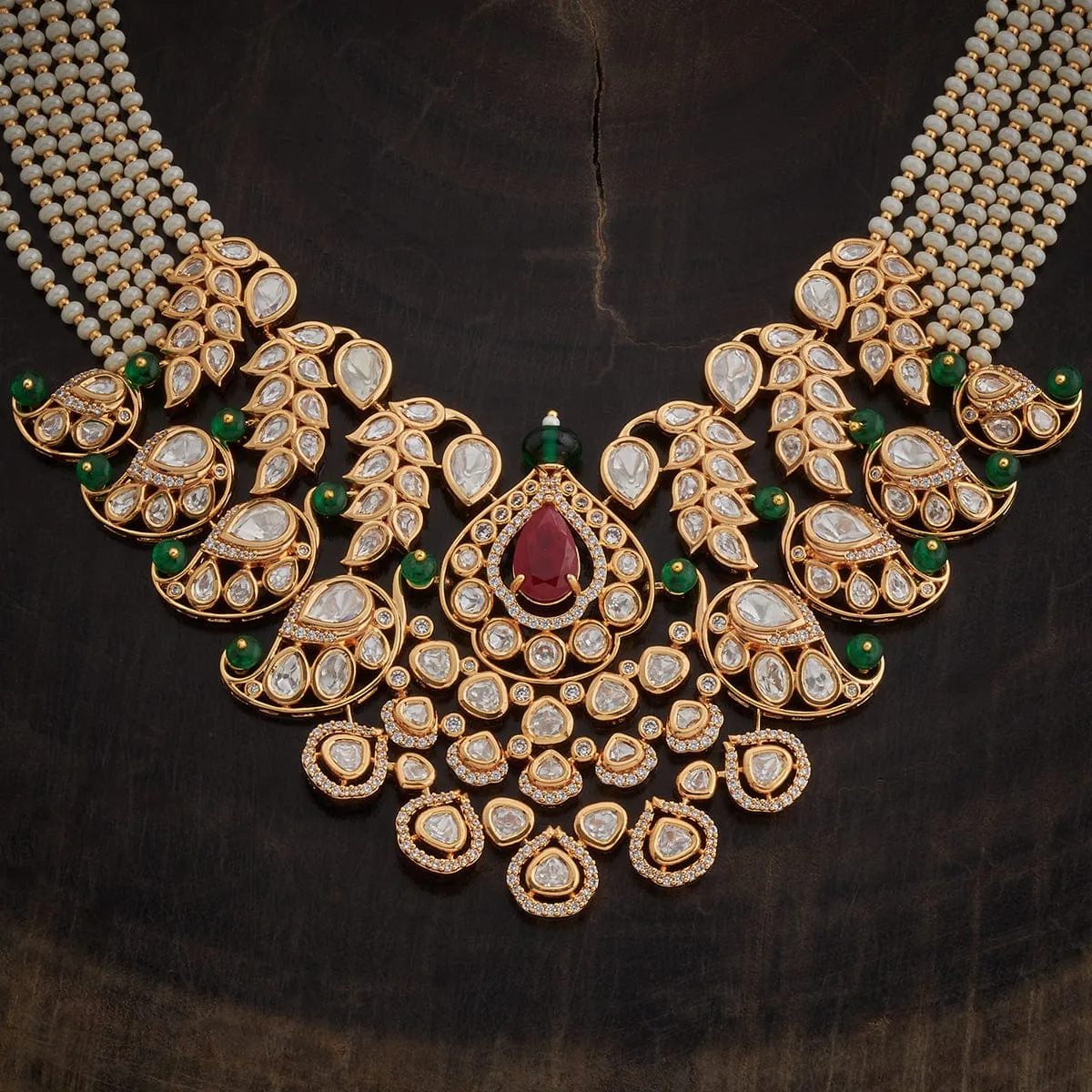 Kundan Necklace 164012