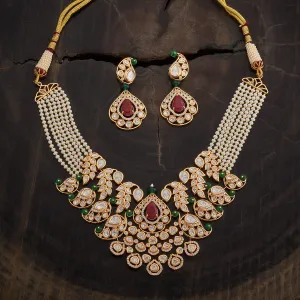 Kundan Necklace 164012