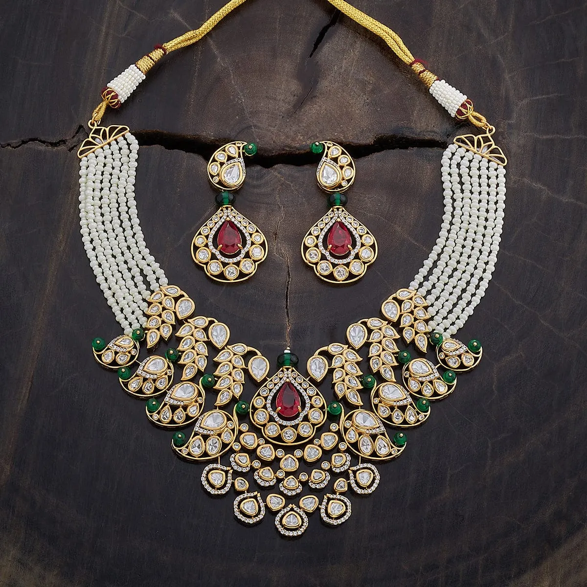 Kundan Necklace 164012