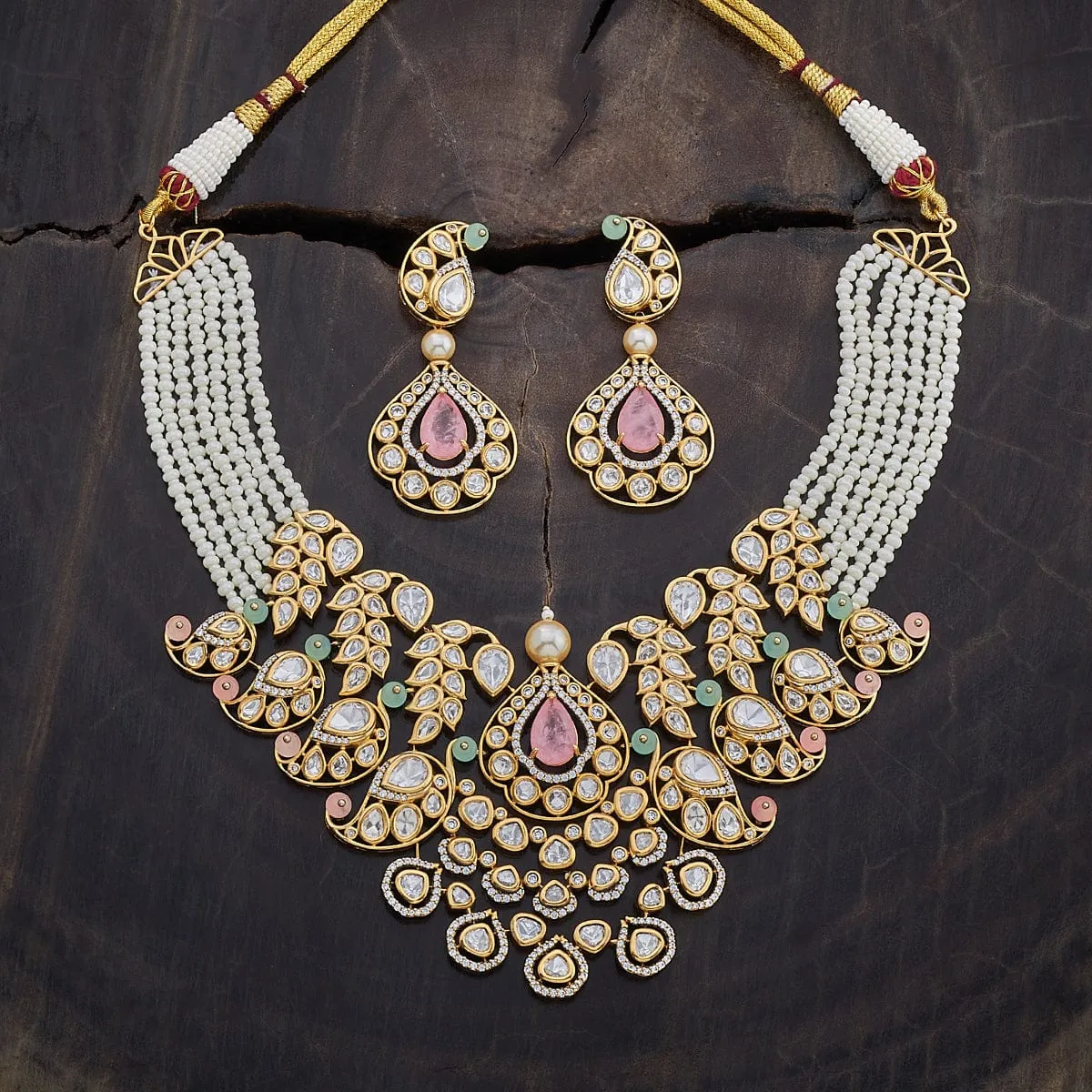Kundan Necklace 164012