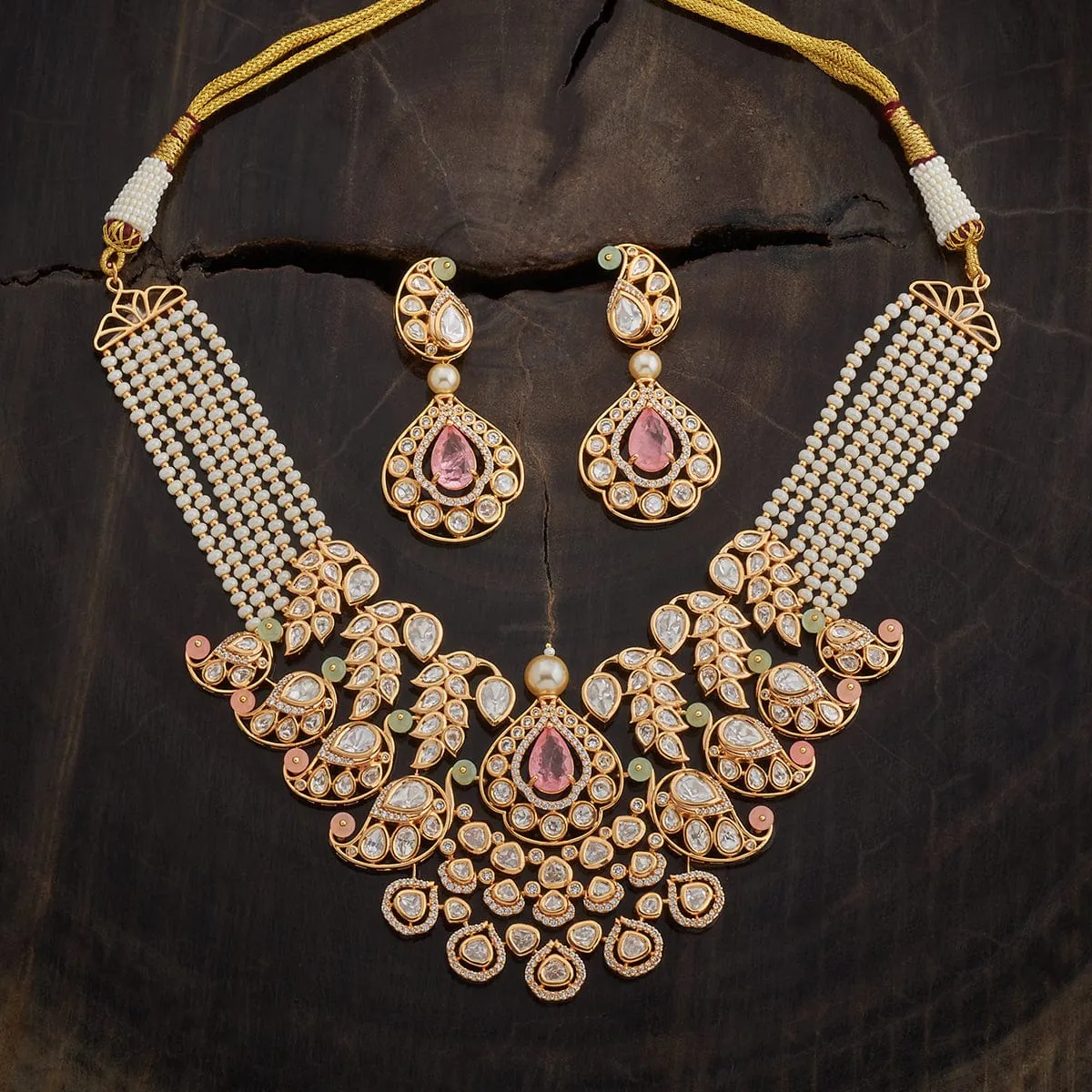 Kundan Necklace 164012
