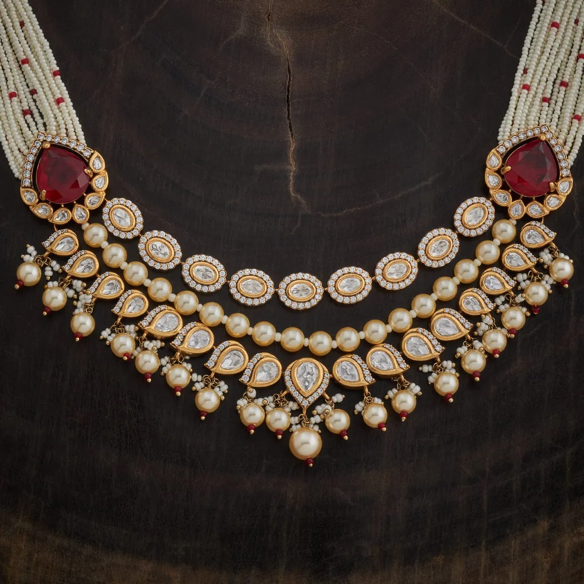Kundan Necklace 164016