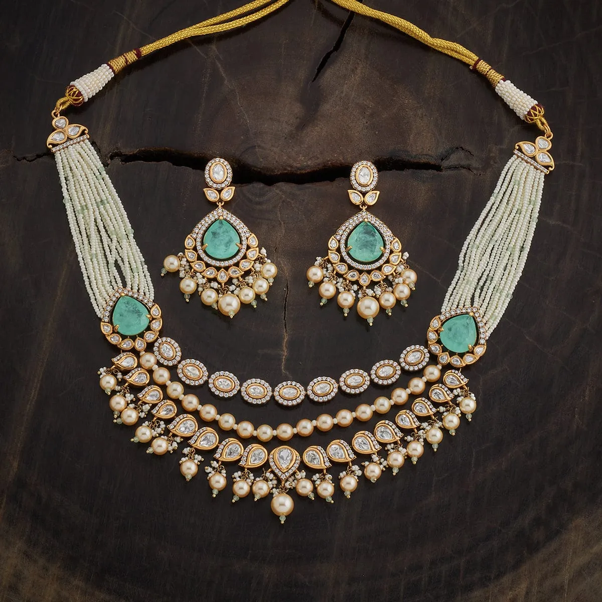 Kundan Necklace 164016