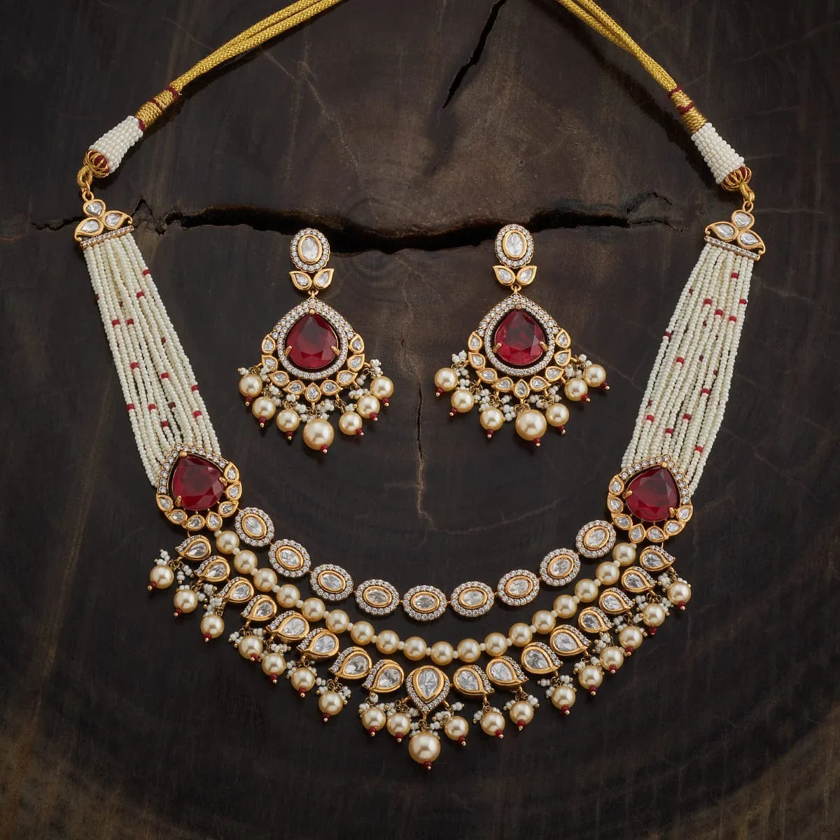 Kundan Necklace 164016