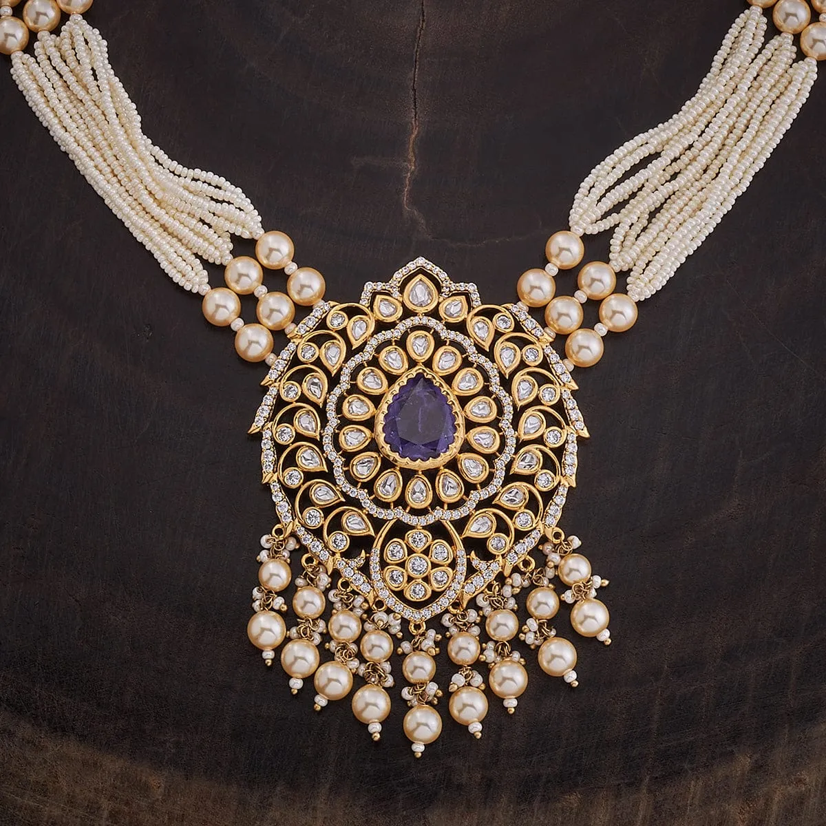 Kundan Necklace 165818