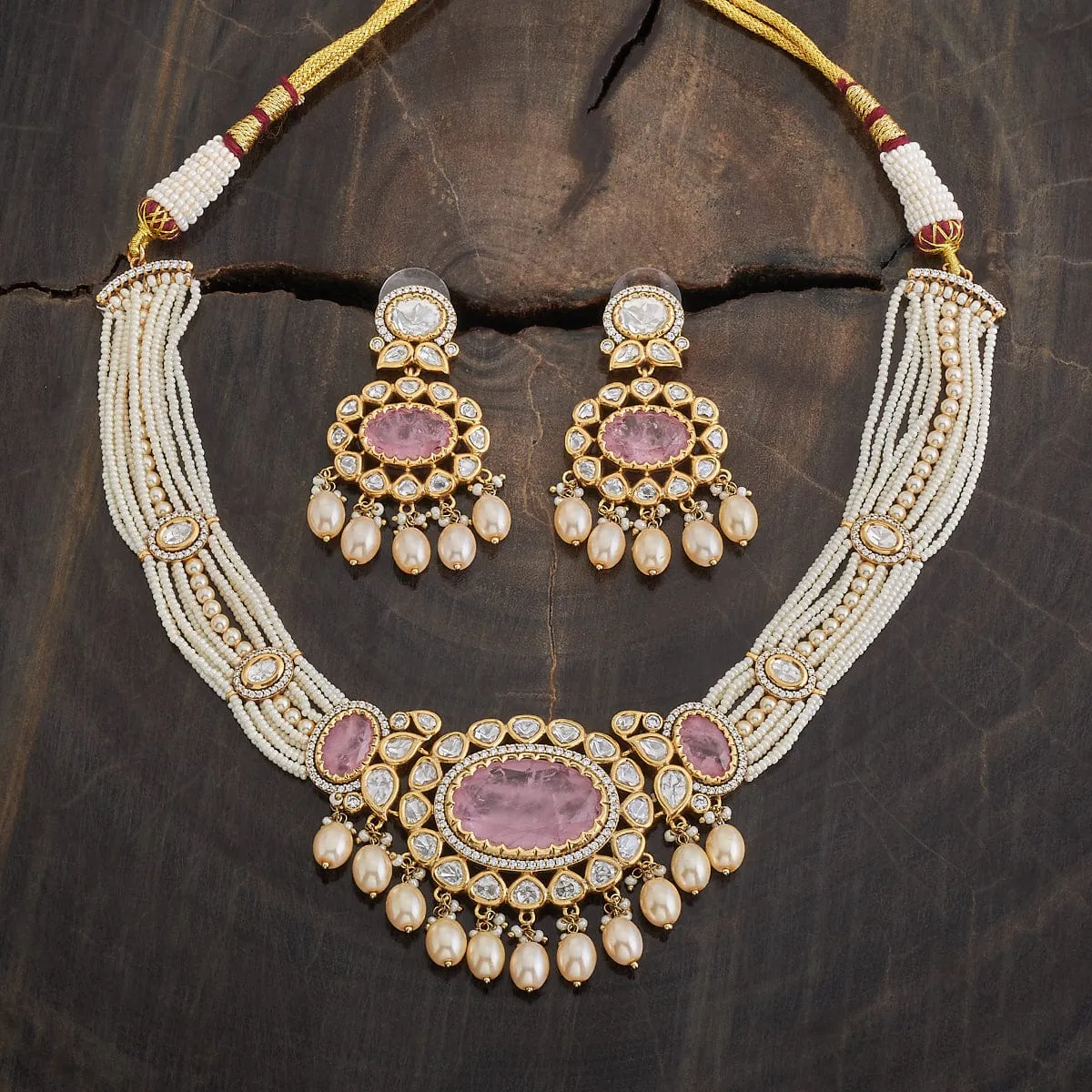Kundan Necklace 174046