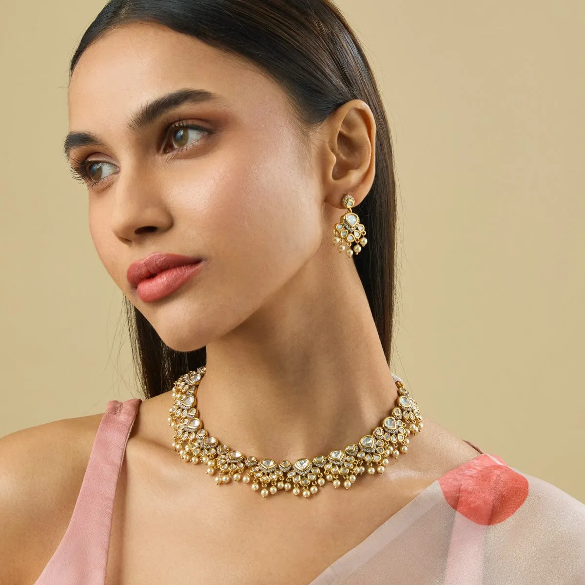 Kundan Necklace 176349