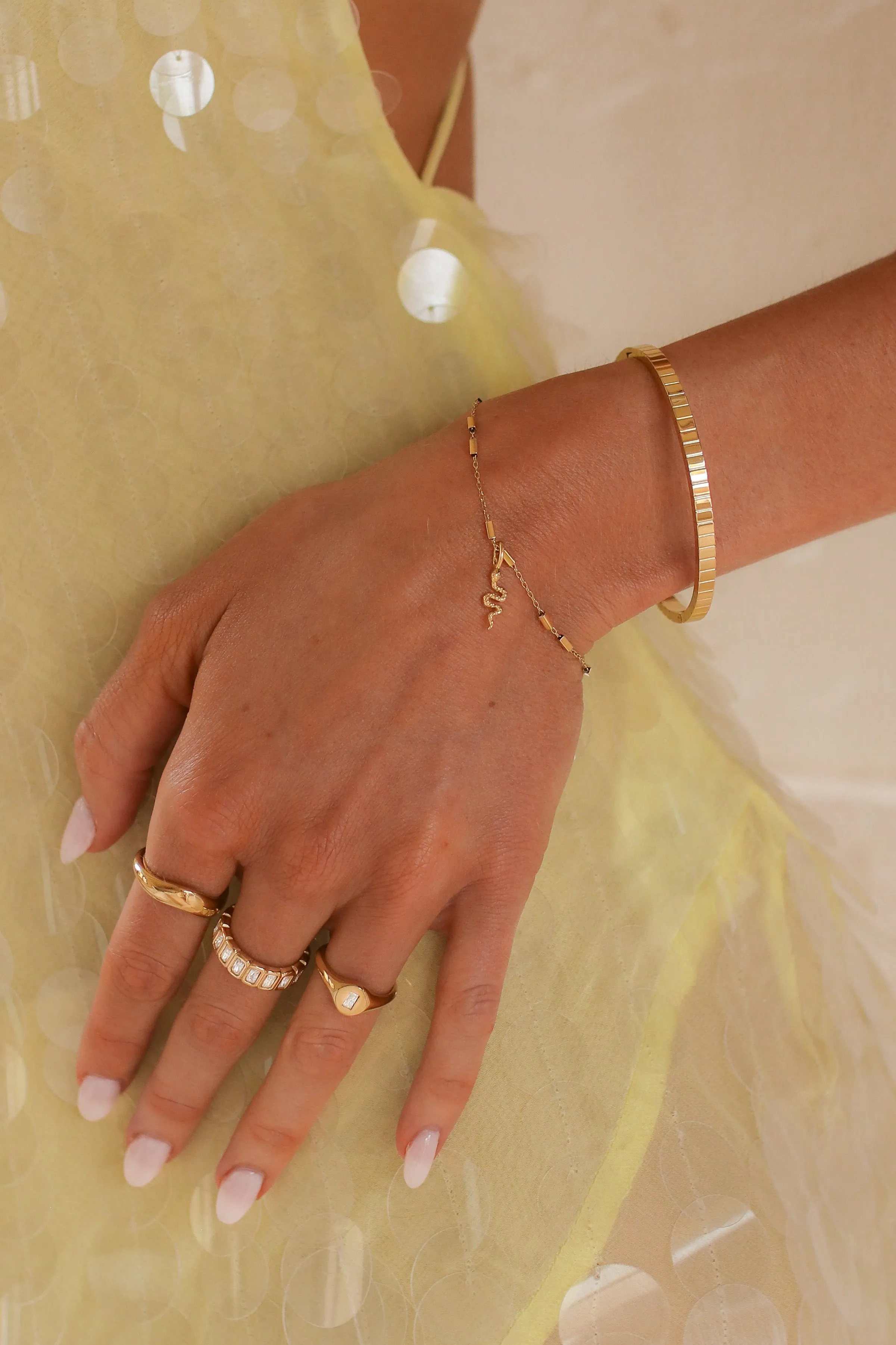 Letitia - Stainless Steel Snake Bracelet
