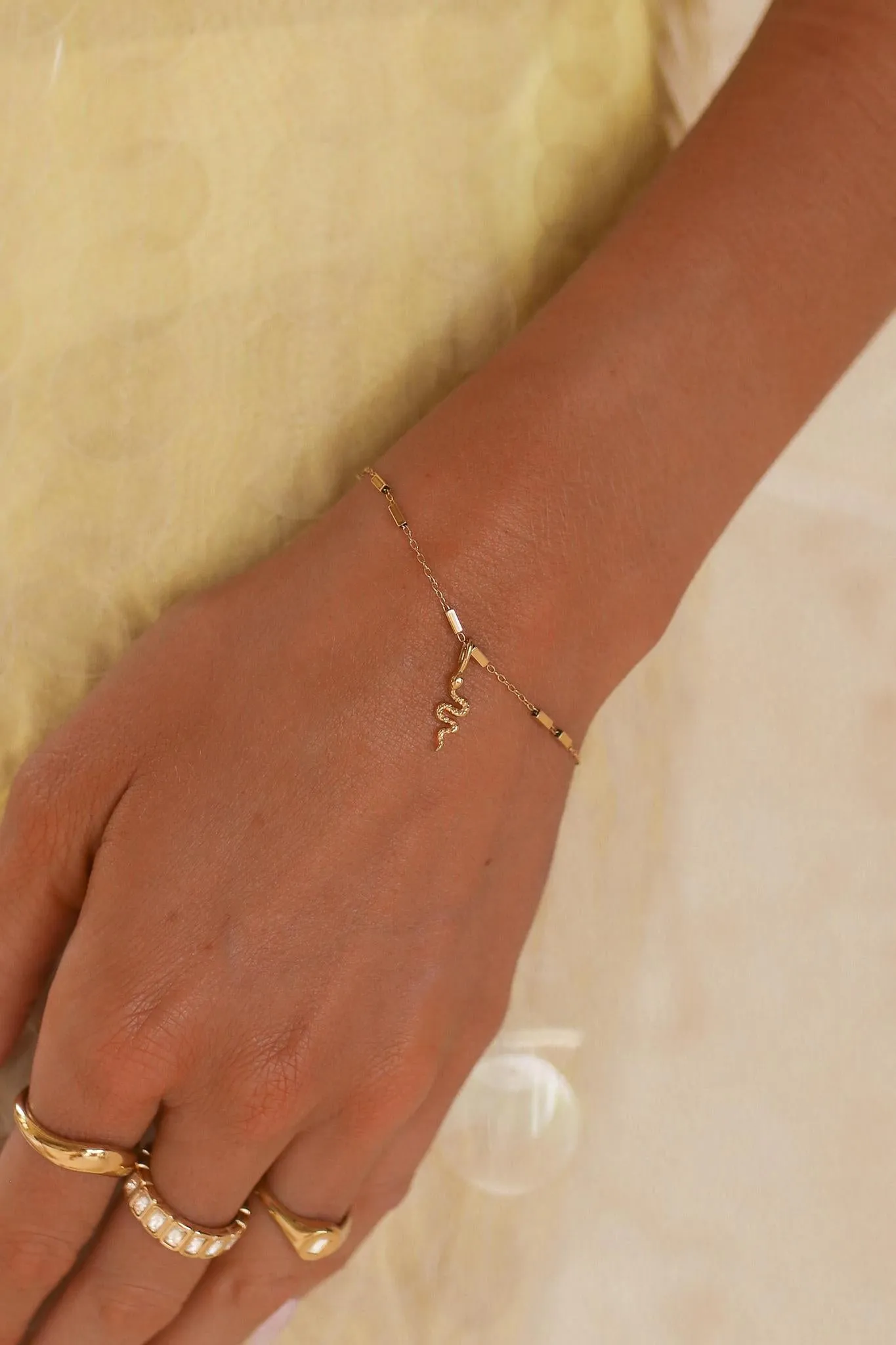 Letitia - Stainless Steel Snake Bracelet
