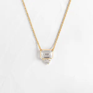 Littlefall Necklace, Emerald Cut