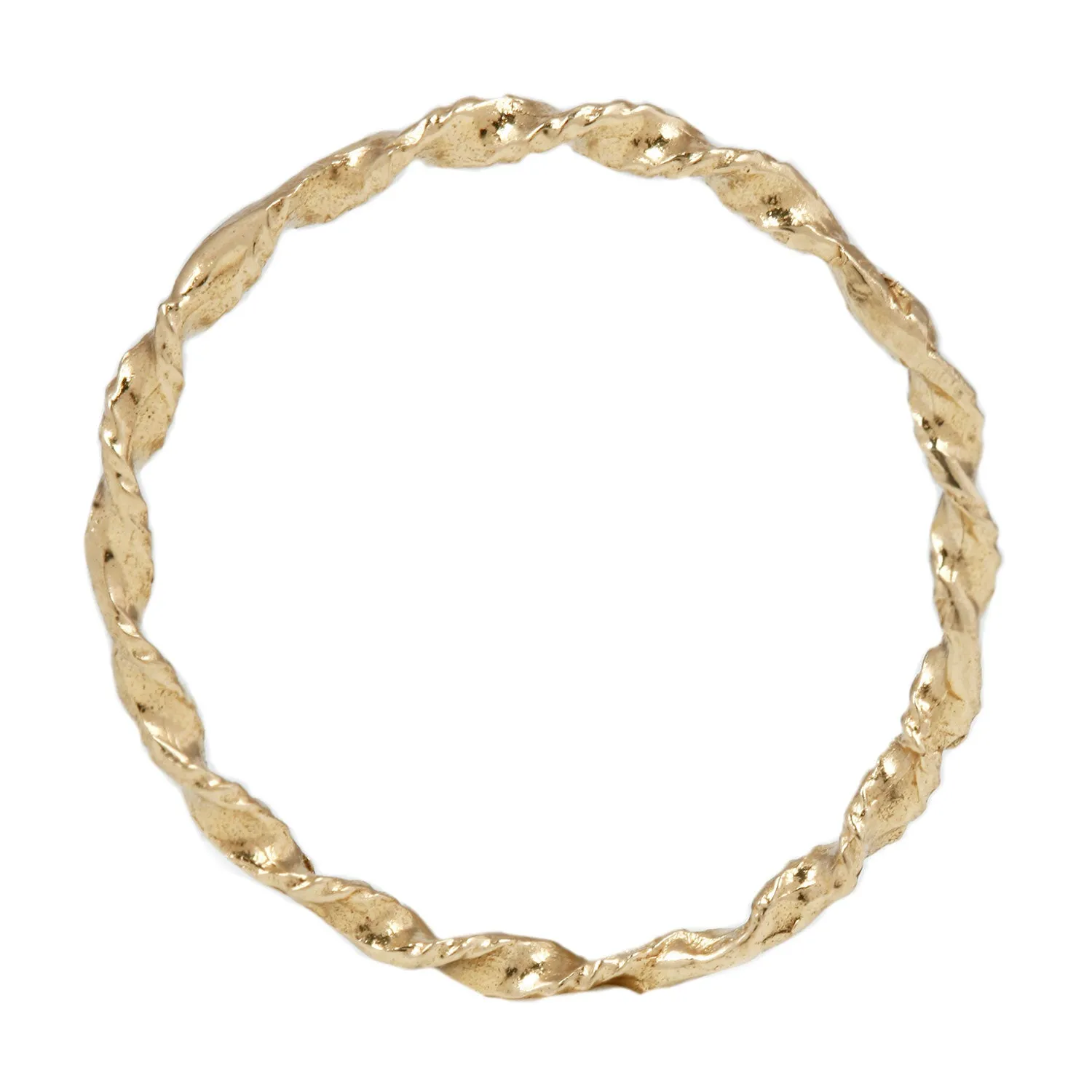 LXXXII Twist Gold Band
