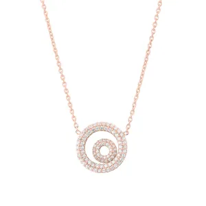 Matin 18K Rosegold Necklace w. 93 Diamonds