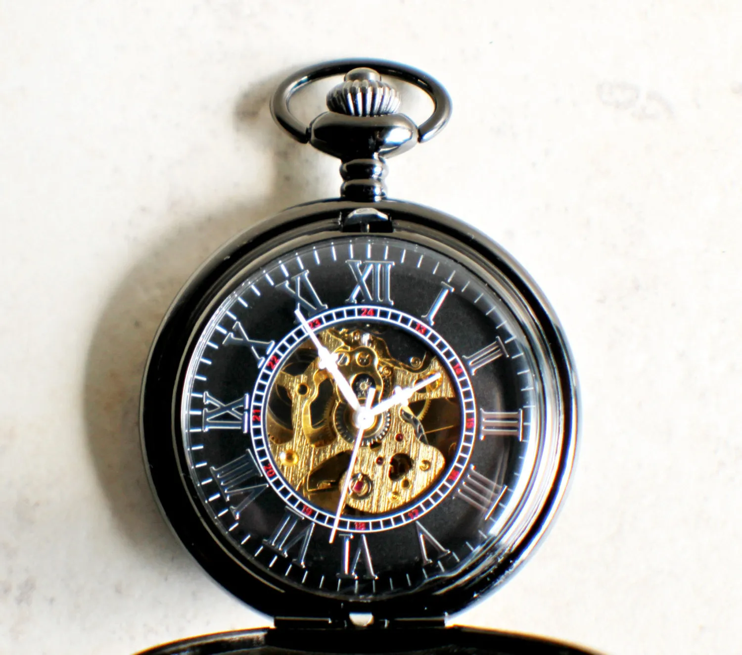 Mechanical mermaid pocket watch.