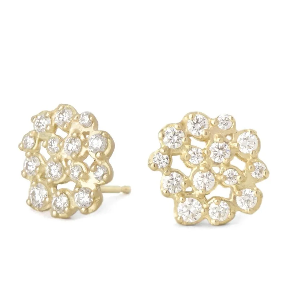 Medium Festival Diamond Stud Earrings