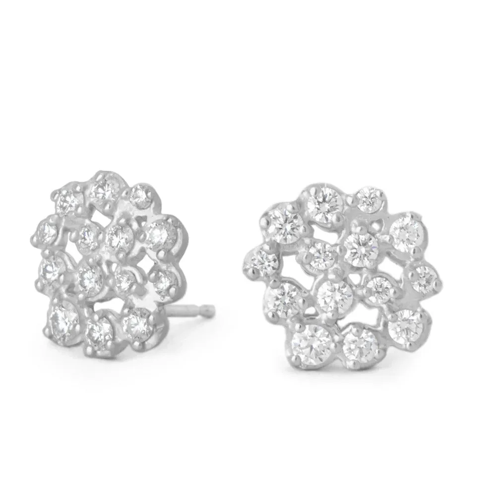 Medium Festival Diamond Stud Earrings