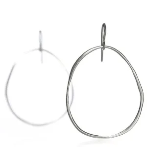 Medium Irregular Loop Earrings