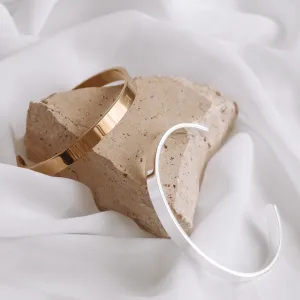 Millie - Stainless Steel Engraved Bangle
