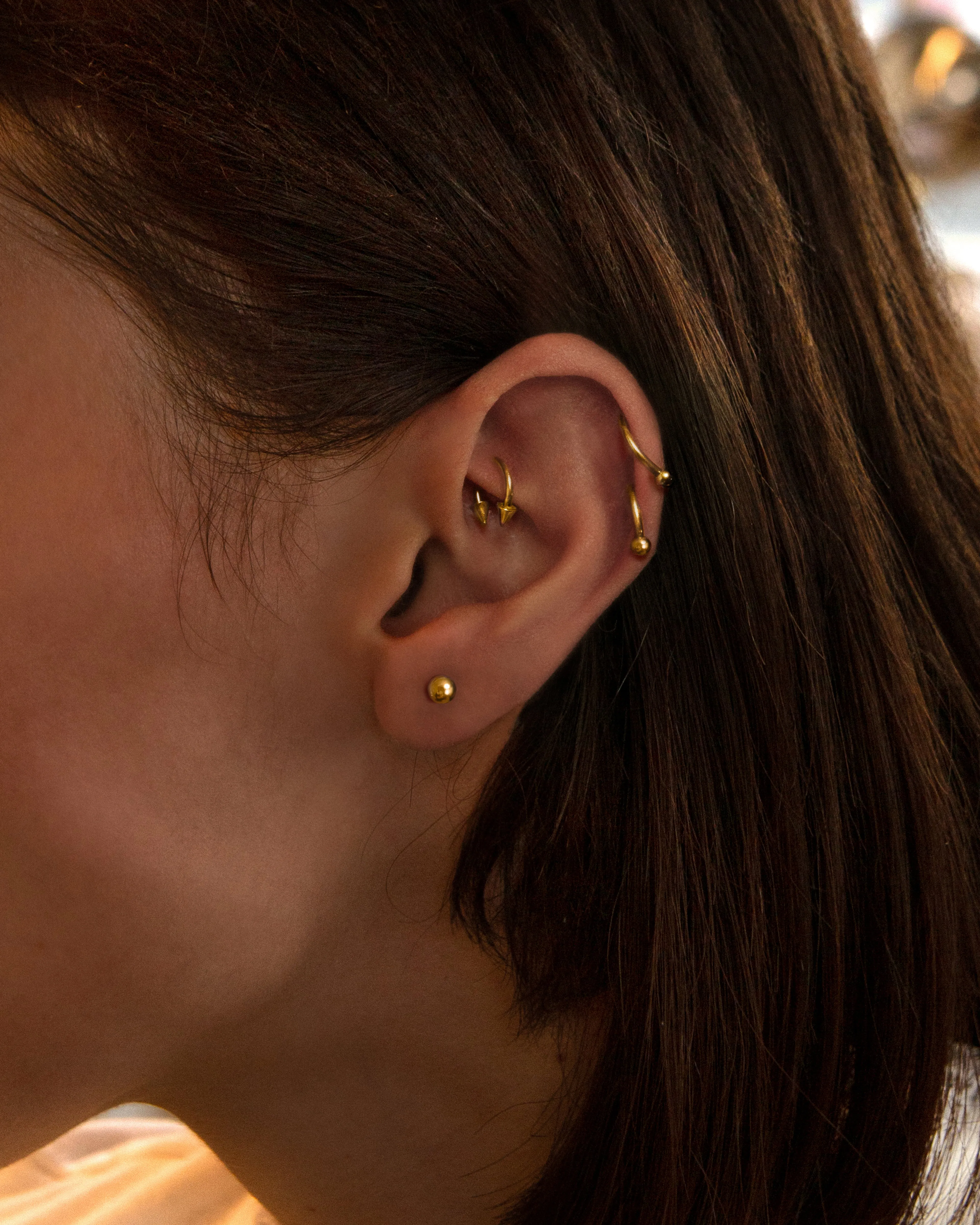 Mini Stud Flat Back Helix Earring