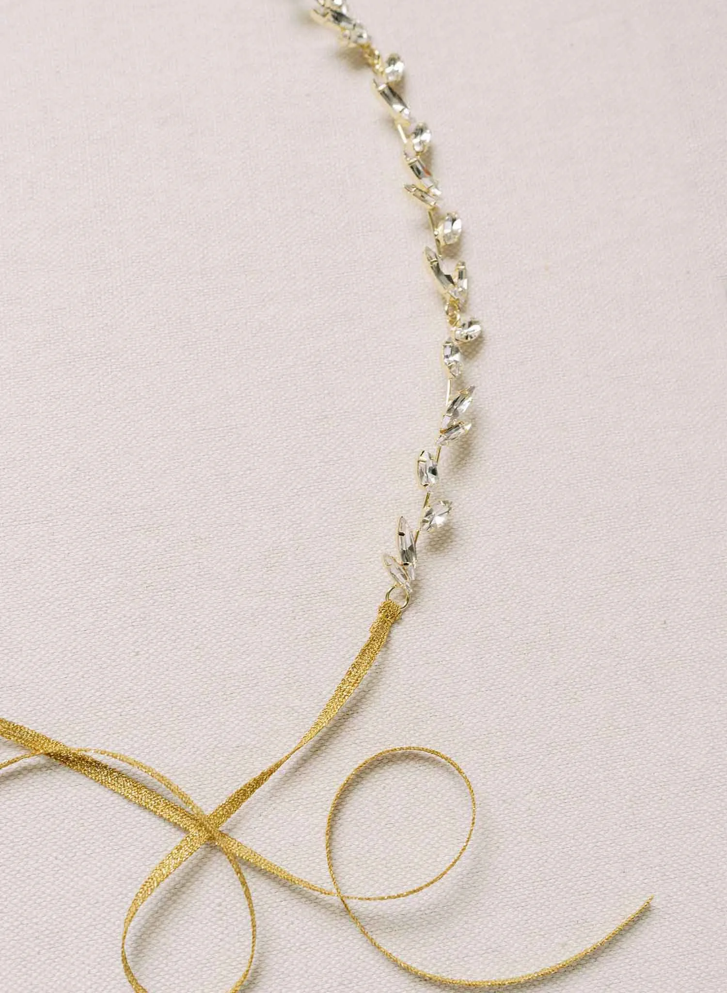 Modern bridal crystal circlet - Style #2144
