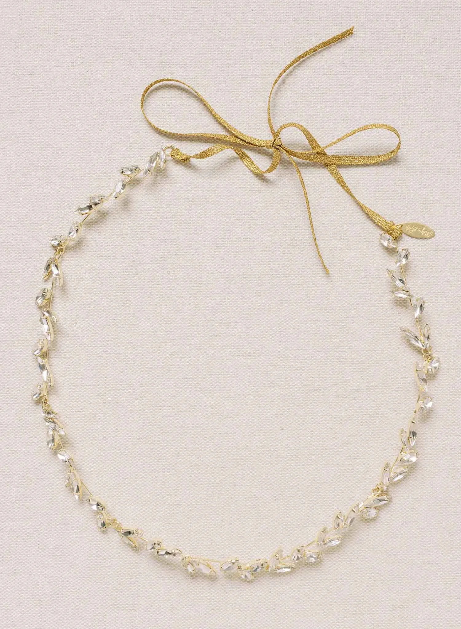 Modern bridal crystal circlet - Style #2144