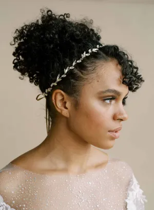 Modern bridal crystal circlet - Style #2144