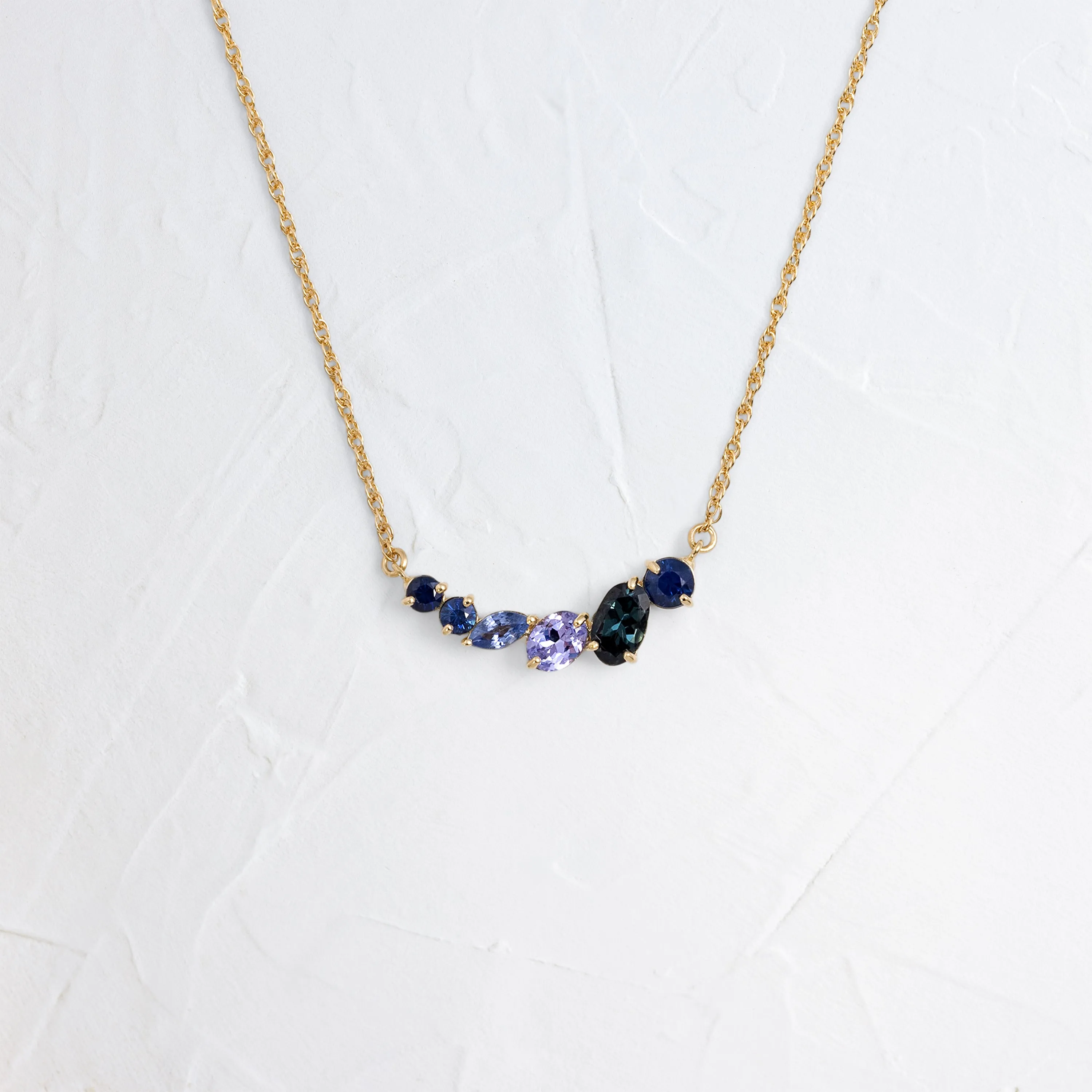 Mountain Spring Necklace in Sapphire