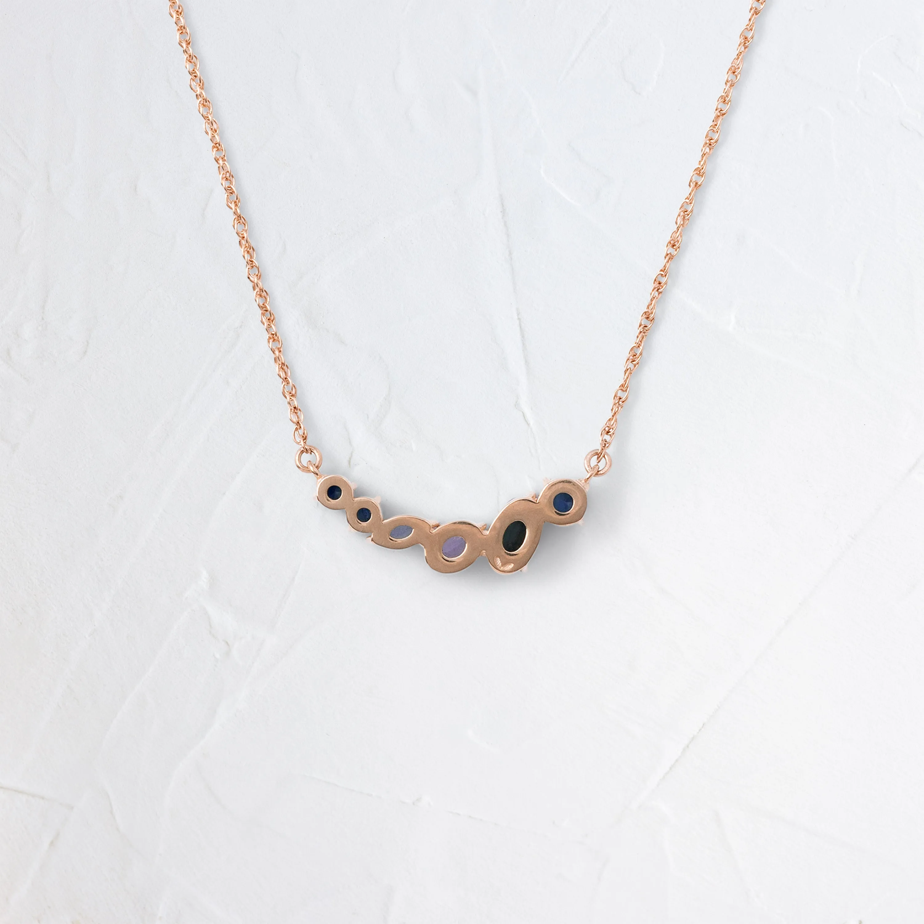 Mountain Spring Necklace in Sapphire