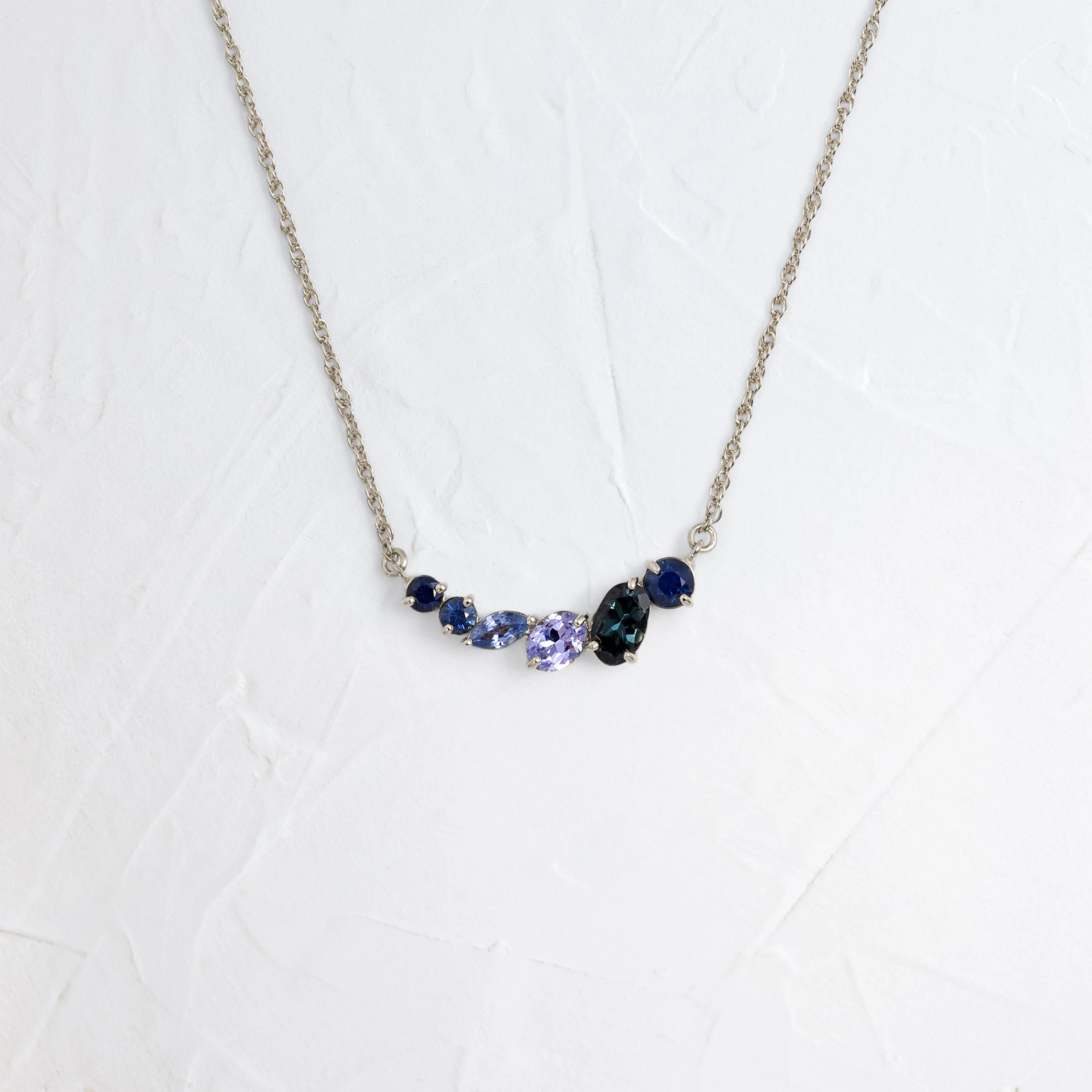 Mountain Spring Necklace in Sapphire
