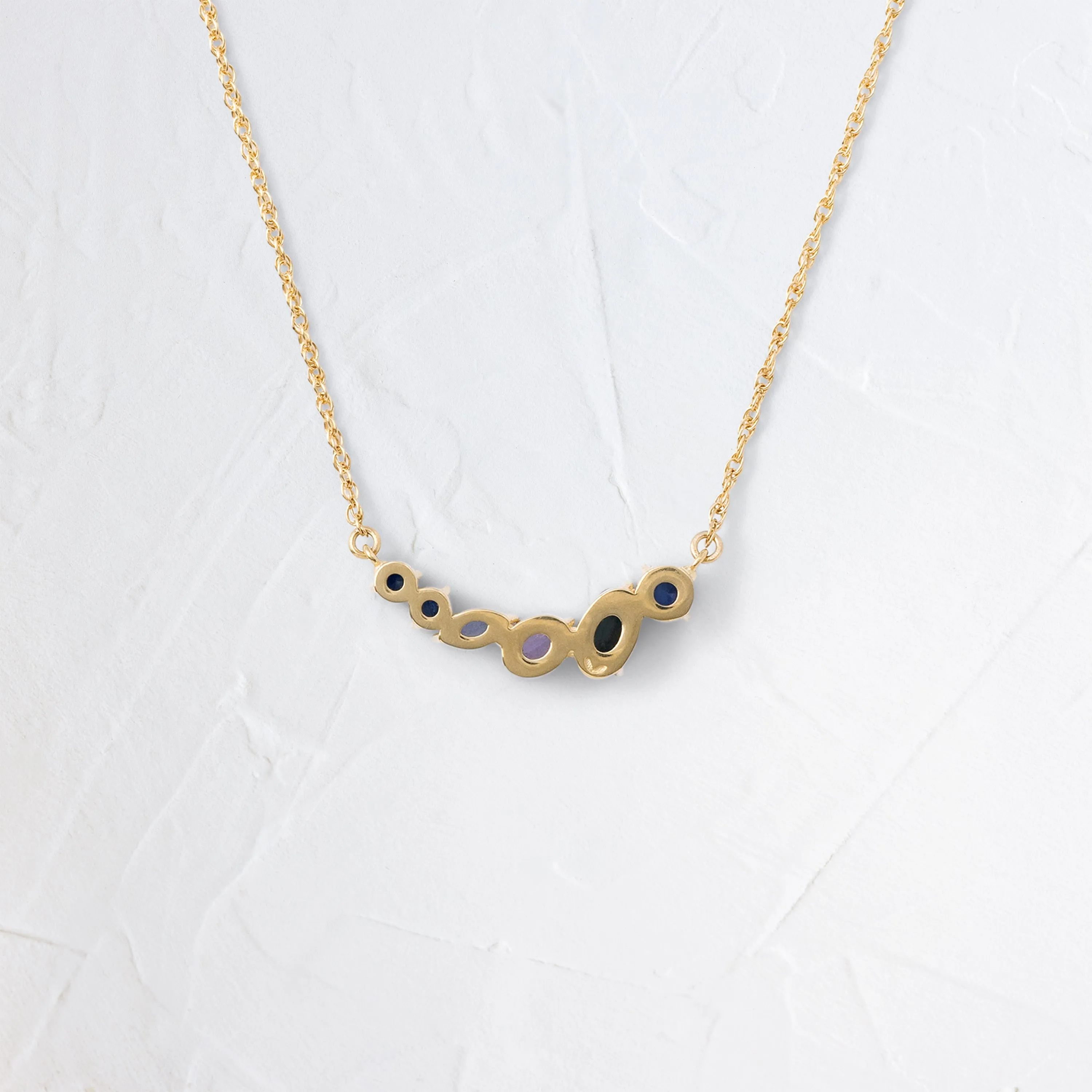 Mountain Spring Necklace in Sapphire