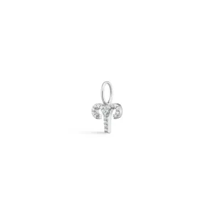 My Zodiac Pav?? Aries 18K Whitegold Pendant w. Diamonds