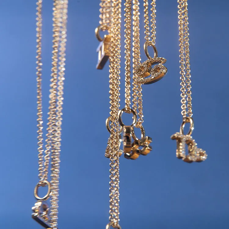 My Zodiac Pav?? Aries 18K Whitegold Pendant w. Diamonds