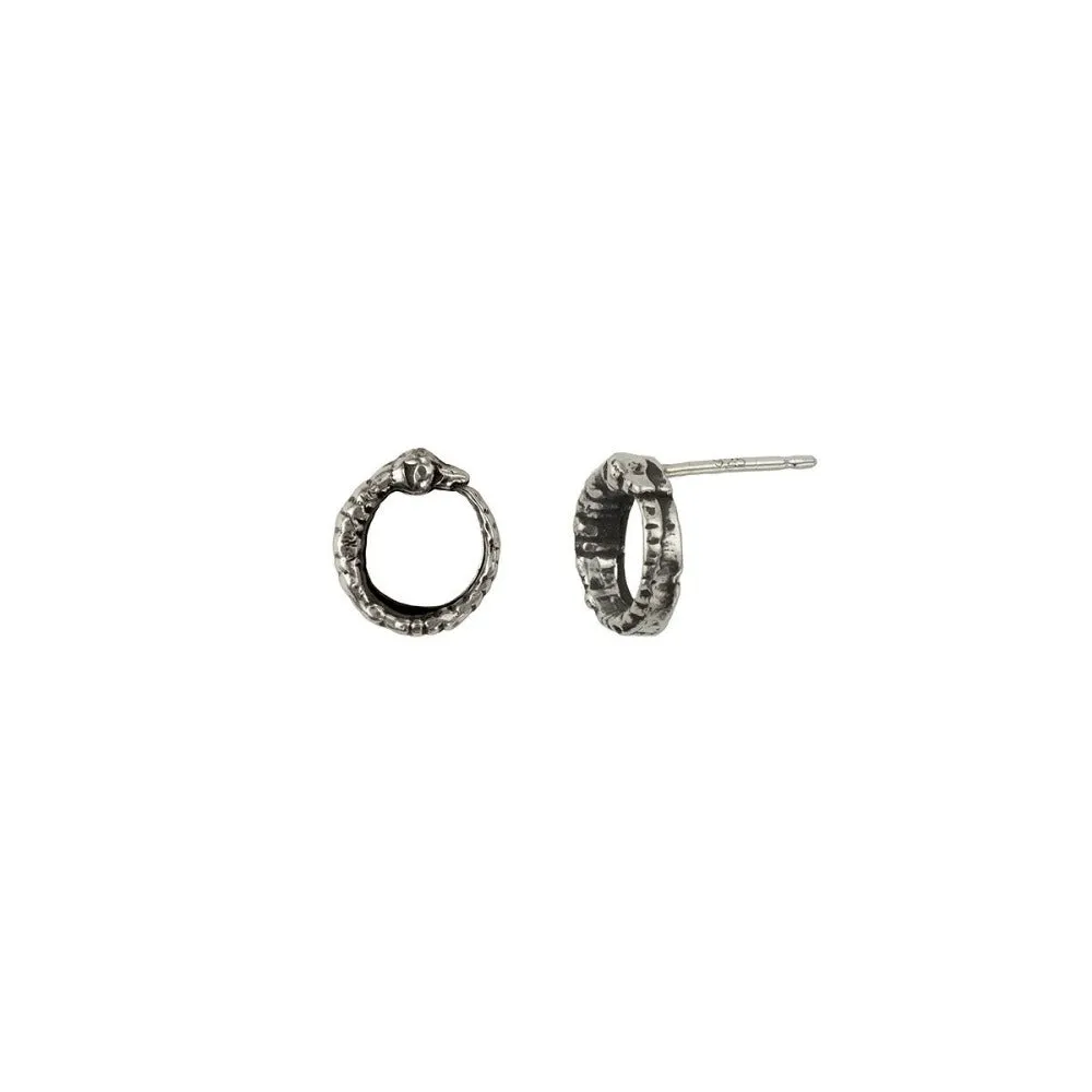 Ouroboros Symbol Studs