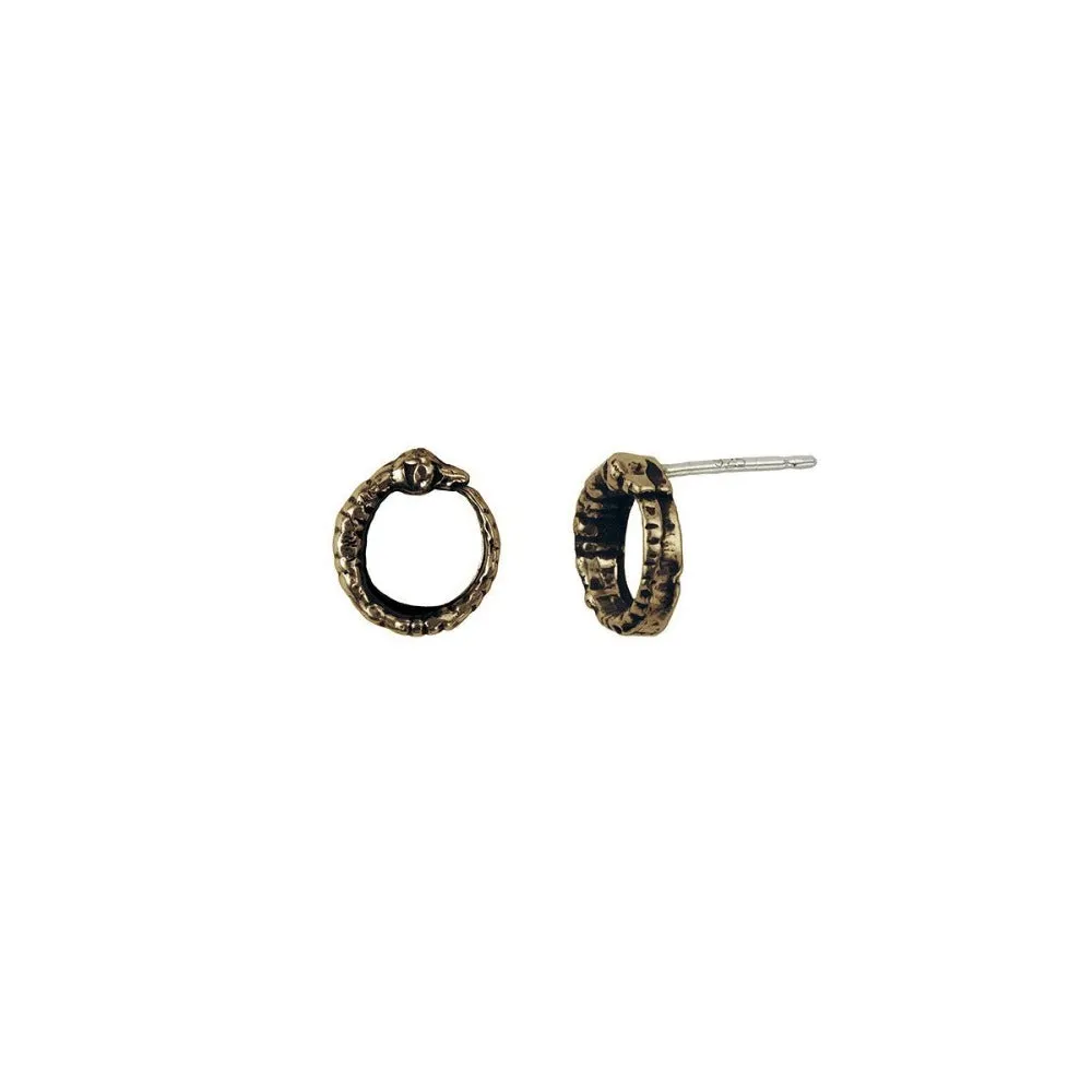 Ouroboros Symbol Studs