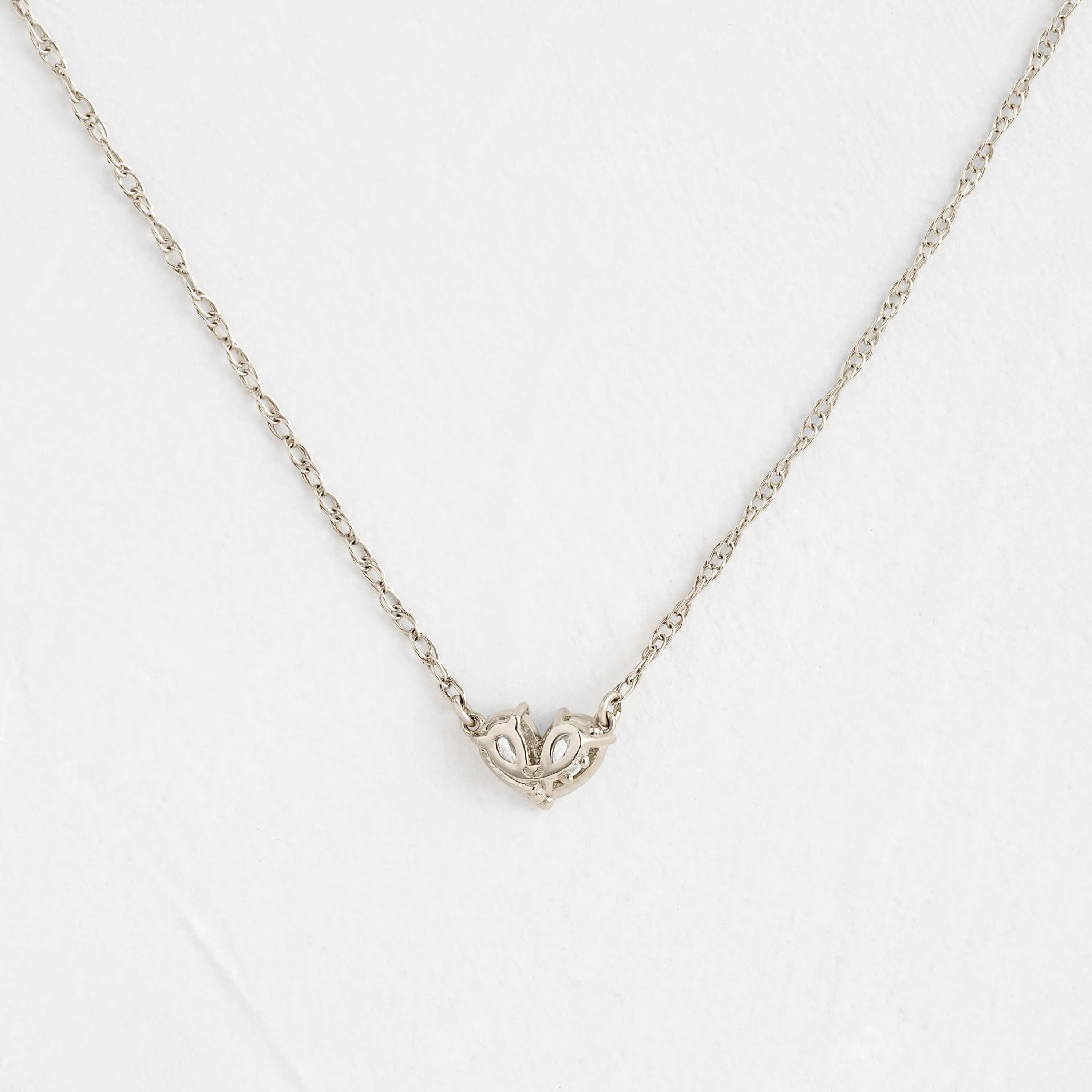 Overlap Heart Necklace - In Stock