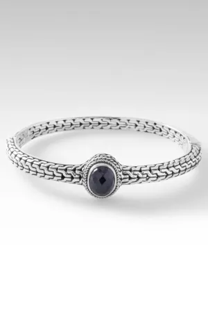 Palisade Bangle? in Black Spinel
