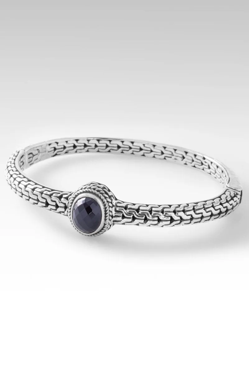 Palisade Bangle? in Black Spinel