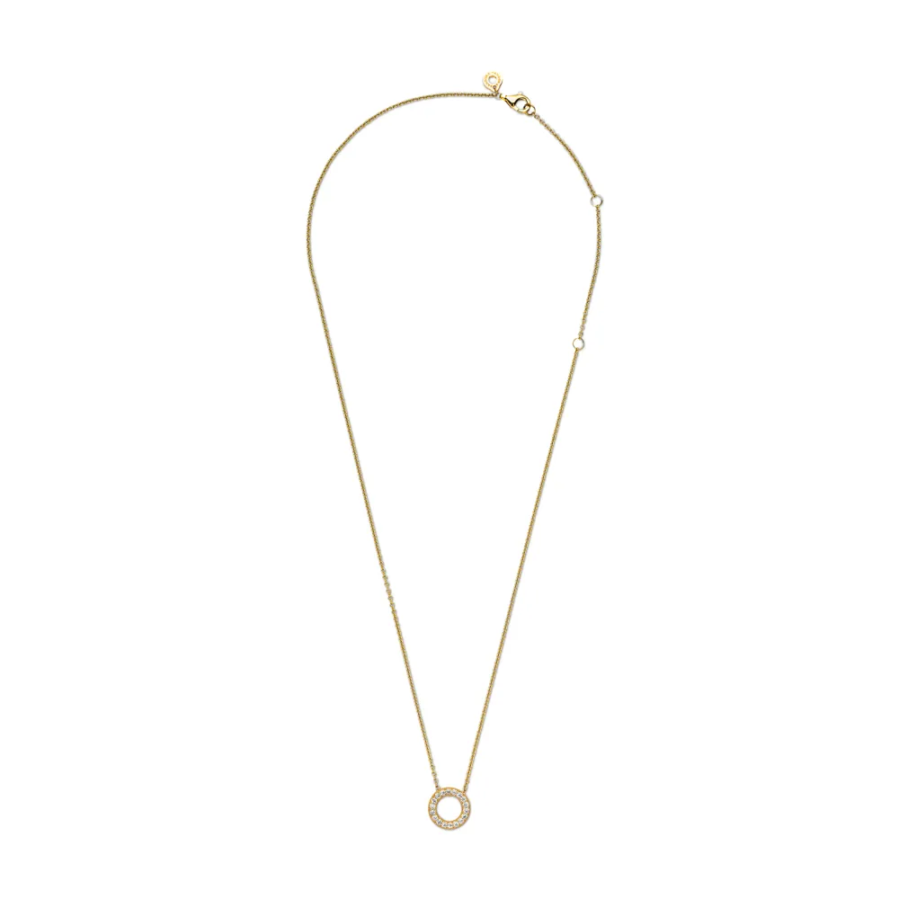 Pandora Logo Pav?? Circle Collier Necklace