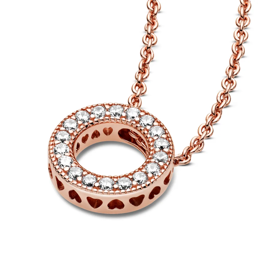 Pandora Logo Pav?? Circle Collier Necklace