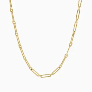 Paperclip Link Necklace