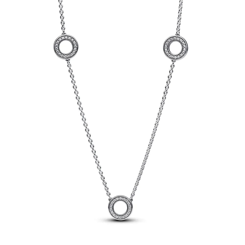 Pav?? Circles Chain Necklace