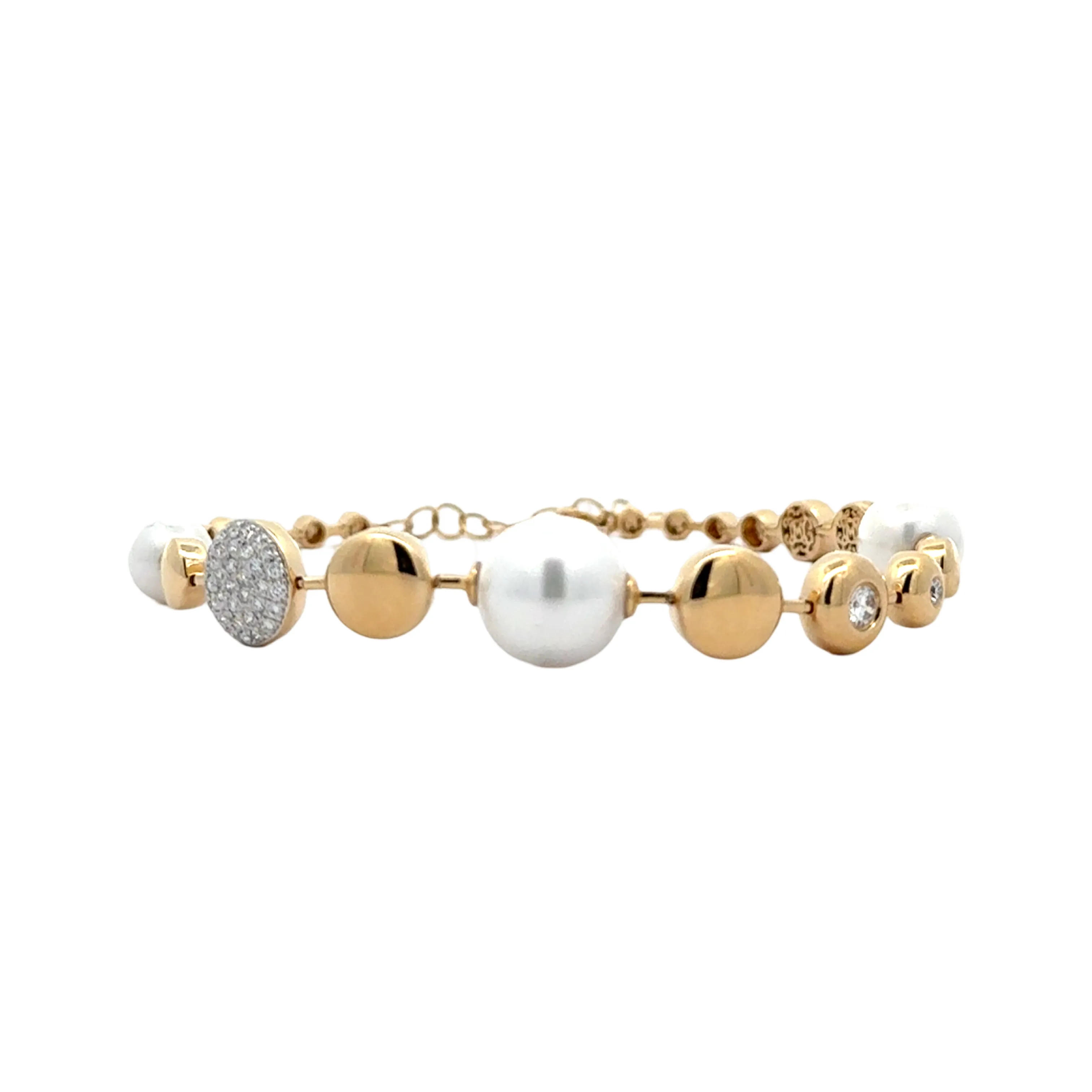 Pearl and Diamond Bracelet