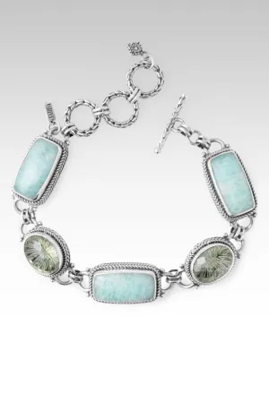 Persist and Prevail Bracelet II? in Mint Amazonite & Prasiolite