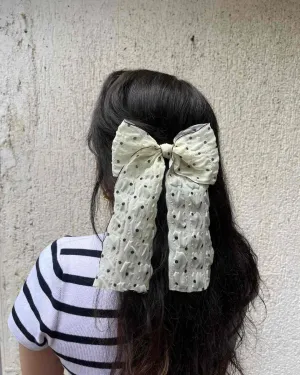 Picnic Polka Dots Bow | Nish Hair