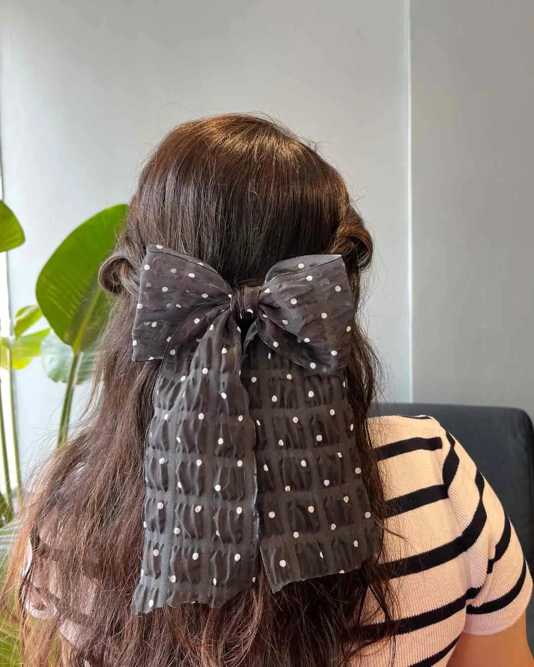 Picnic Polka Dots Bow | Nish Hair
