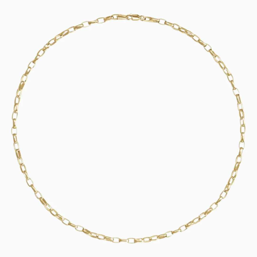 Puffed Oval Cable Chain