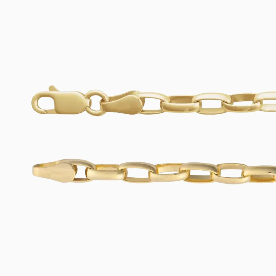 Puffed Oval Cable Chain