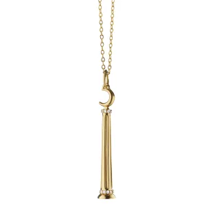 "Athena" Dream Column Charm with Diamonds